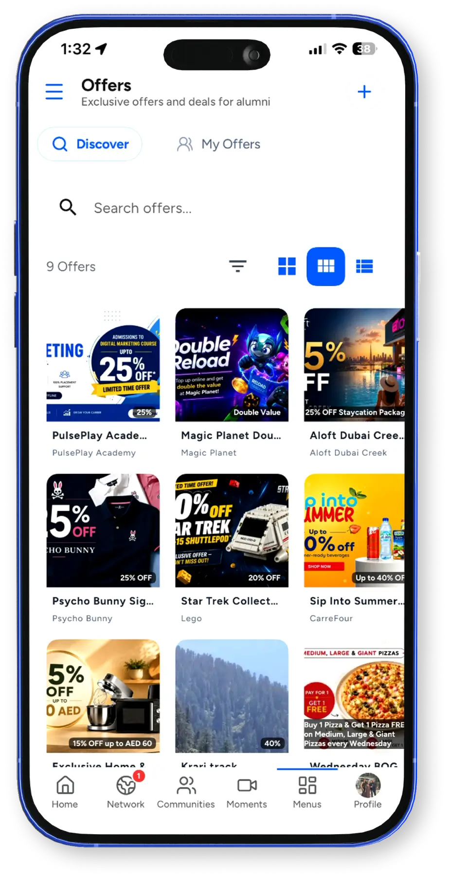 Offers mobile preview