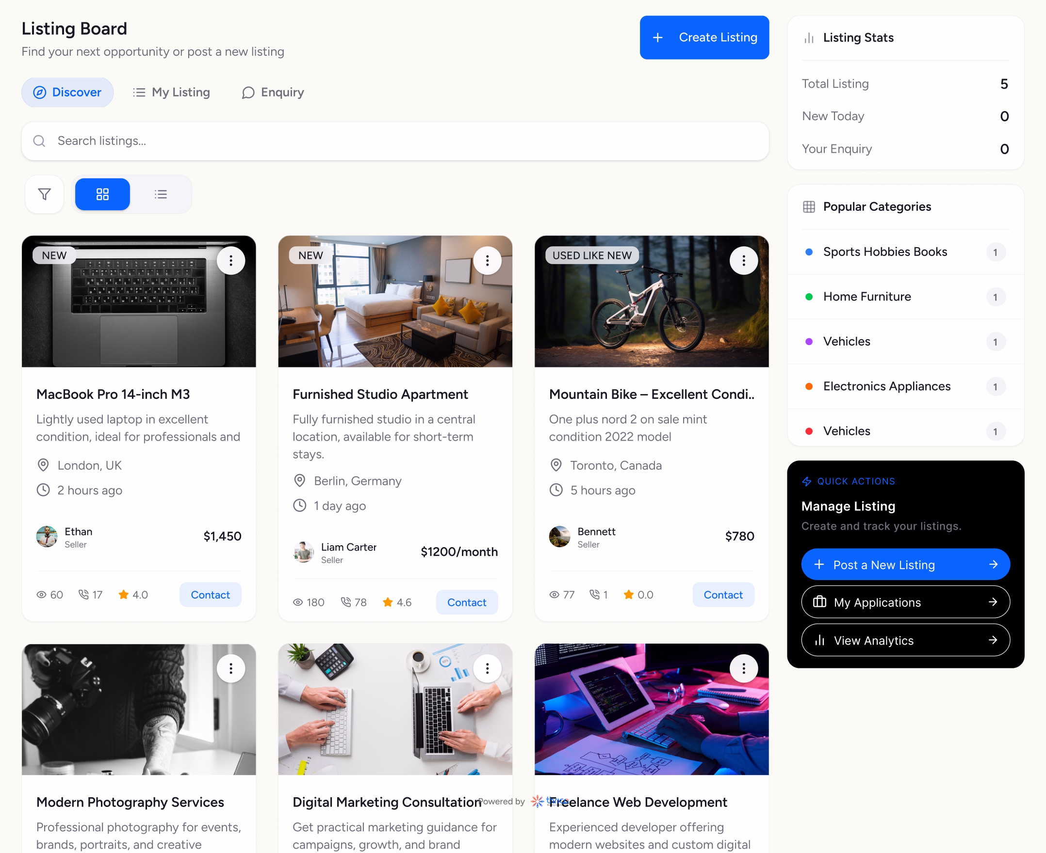 listings